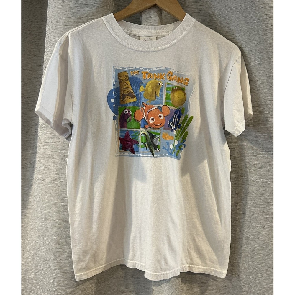 Vintage Disney Y2K Finding Nemo Disney Store T-Shirt Size Large 10/12